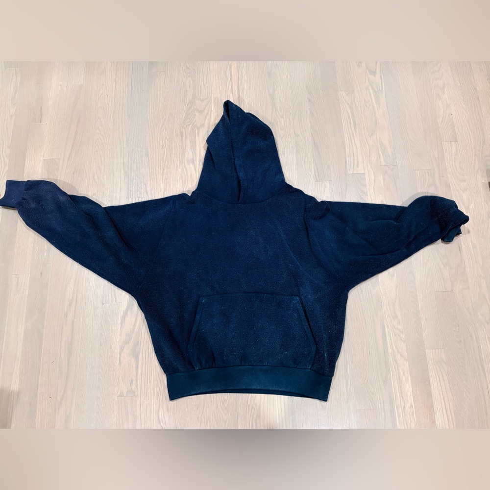NEW YZY Navy Fleeze Hoodie